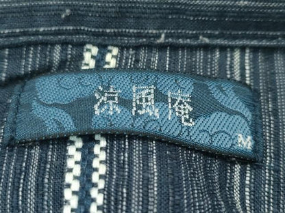 平和屋着物∴夏物　男の子　甚平　3点セット　Mサイズ　涼風庵　綿麻　逸品　CABG7231rv