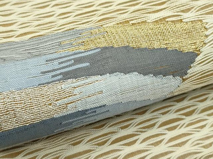 平和屋着物▽太鼓柄袋帯　スリーシーズン　春夏秋　すくい織　霞文　金銀糸　正絹　逸品　CABG7241rv