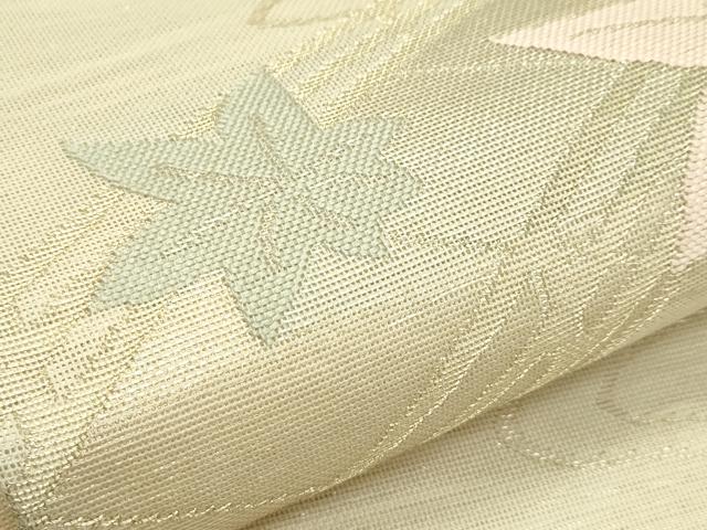 平和屋着物＊夏物 六通柄袋帯 すず風 竜田川 金銀糸 正絹 逸品 CABG7261rv