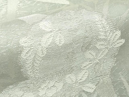 平和屋着物＊夏物 六通柄袋帯 雪輪草花文 銀糸 正絹 逸品 未使用 CABG7266rv