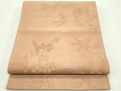 平和屋着物＊夏物 六通柄袋帯 萩 金銀糸 正絹 逸品 CABG7280rv