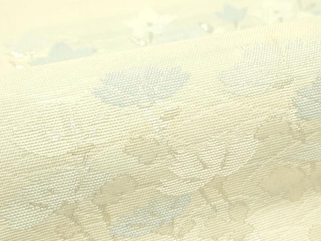 平和屋着物＊夏物 六通柄袋帯 菊 桔梗 銀糸 正絹 逸品 CABG7281rv