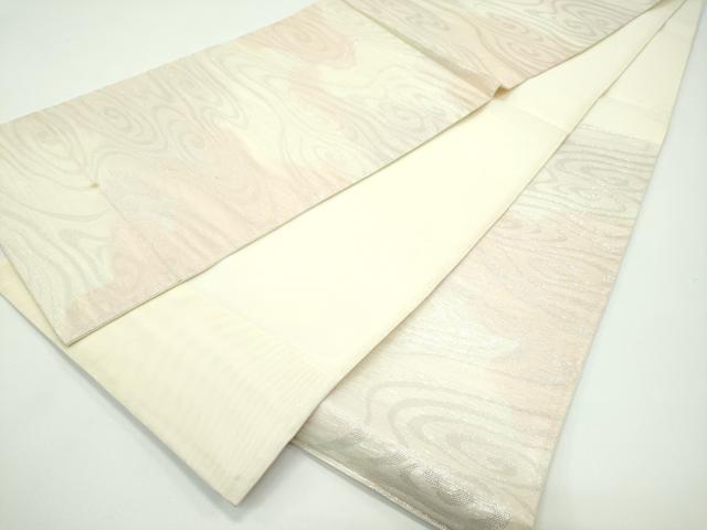 平和屋着物＊夏物 六通柄袋帯 流水文 銀糸 正絹 逸品 CABG7283rv