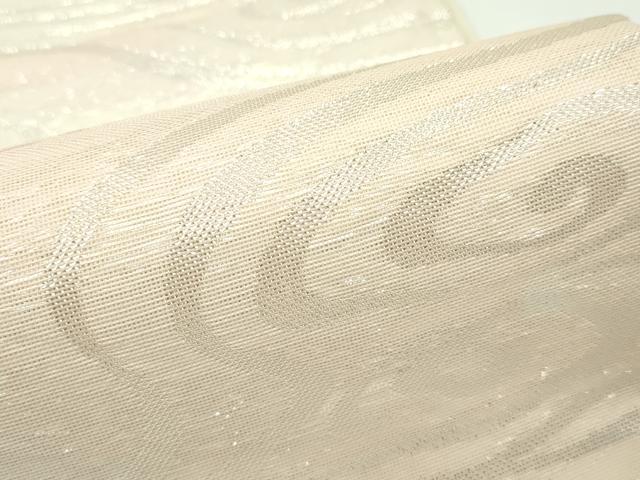 平和屋着物＊夏物 六通柄袋帯 流水文 銀糸 正絹 逸品 CABG7283rv