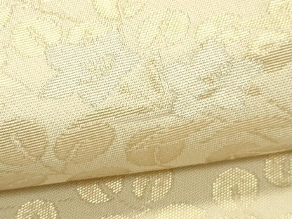 平和屋着物＊夏物 六通柄袋帯 桔梗 萩 金銀糸 正絹 逸品 CABG7284rv