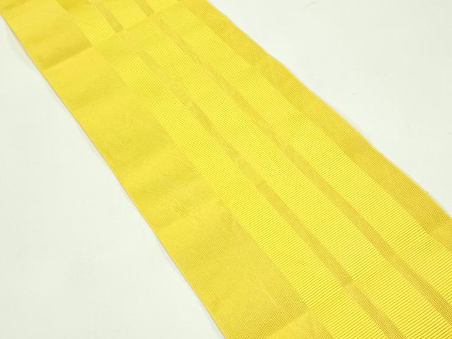 平和屋着物＊夏物　本場筑前博多織　半幅帯　間道　櫨染色 正絹　逸品　CABG7291rv