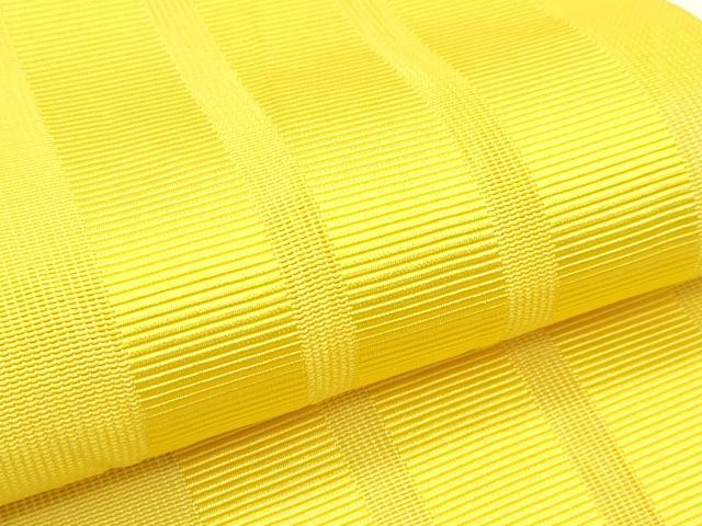 平和屋着物＊夏物　本場筑前博多織　半幅帯　間道　櫨染色 正絹　逸品　CABG7291rv