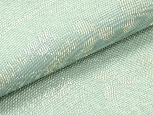平和屋着物＊夏物　九寸名古屋帯　萩　金銀糸　正絹　逸品　未使用　CABG7292rv