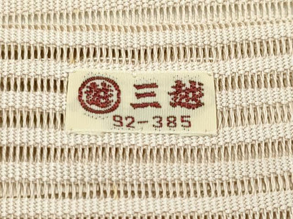 平和屋着物＊夏物　八寸名古屋帯　絽綴れ　菱花文　金銀糸　正絹　逸品　CABG7302rv