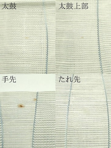 平和屋着物＊夏物　八寸名古屋帯　立涌文様　正絹　逸品　CABG7304rv