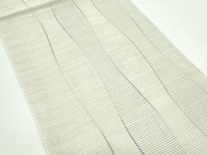 平和屋着物＊夏物　八寸名古屋帯　立涌文様　正絹　逸品　CABG7304rv