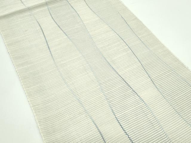 平和屋着物＊夏物　八寸名古屋帯　立涌文様　正絹　逸品　CABG7304rv