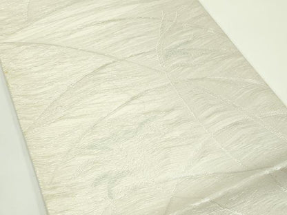 平和屋着物＊夏物 六通柄袋帯 草木文 銀糸 正絹 逸品 CABG7312rv
