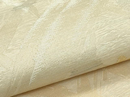 平和屋着物＊夏物　六通柄名古屋帯　籬文様　金銀糸　正絹　逸品　CABG7320rv