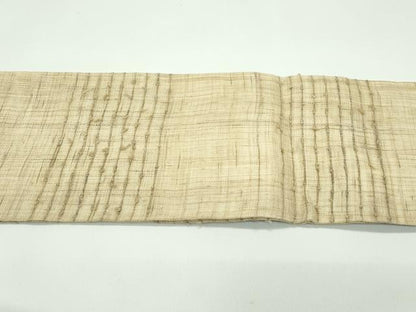 平和屋着物＊夏物　九寸名古屋帯　市松文様　麻　逸品　CABG7329rv