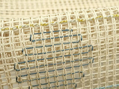 平和屋着物＊夏物　八寸名古屋帯　羅　霞丸文　金銀糸　正絹　逸品　未使用　CABG7333rv
