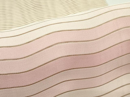 平和屋着物＊夏物　八寸名古屋帯　絽綴れ　よろけ縞　正絹　逸品　CABG7340rv