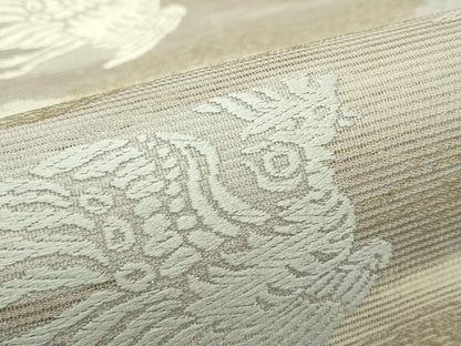 平和屋着物＊夏物 西陣 姫野織物謹製 六通柄袋帯 唐織 野分 鳳凰霞文 金糸 証紙付き 正絹 逸品 CABG7344rv