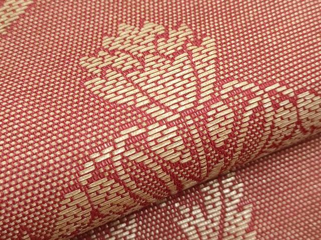 平和屋着物＊夏物 全通柄袋帯 菱花文 金彩 正絹 逸品 CABG7359rv