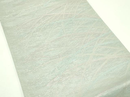 平和屋着物＊夏物 六通柄袋帯 芝草文 金糸 正絹 逸品 未使用 CABG7361rv