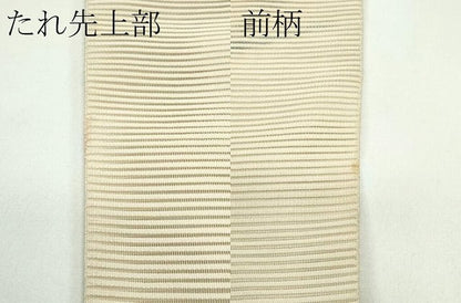 平和屋着物＊夏物　八寸名古屋帯　絽綴れ　草花文　正絹　逸品　CABG7368rv