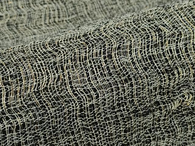 平和屋着物＊夏物 全通柄 京袋帯 間道 金糸 正絹 逸品 CABG7395rv
