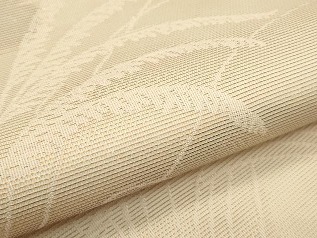 平和屋着物＊夏物　九寸名古屋帯　草木文　金銀糸　正絹　逸品　CABG7408rv