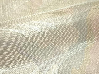 平和屋着物＊夏物 六通柄袋帯 流水文 銀糸 正絹 逸品 CABG7416rv