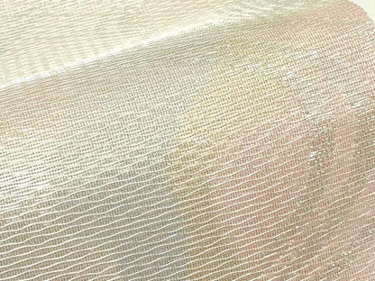平和屋着物＊夏物 六通柄袋帯 流水文 銀糸 正絹 逸品 CABG7416rv