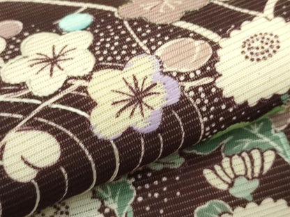 平和屋着物＊夏物　丸帯　引き抜き帯　刺繍　松竹梅鴛鴦花文　正絹　逸品　CABG7425rv