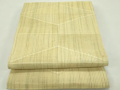 平和屋着物＊夏物　八寸名古屋帯　市松菱文様　CABG7427rv