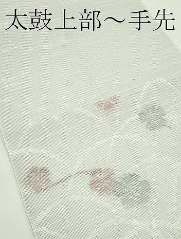 平和屋着物＊夏物　八寸名古屋帯　撫子　芝草文　CABG7445rv