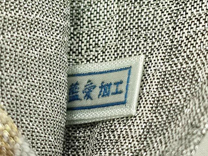 平和屋着物▽六通柄袋帯　スリーシーズン　春夏秋　祥平工房　氷割文様　金銀糸　正絹　逸品　CABG7447rv