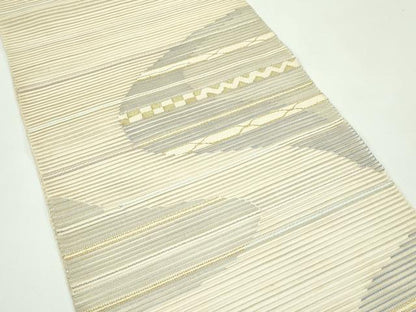 平和屋着物＊夏物　つけ帯　絽綴れ　霞文　金銀糸　正絹　逸品　CABG7460rv