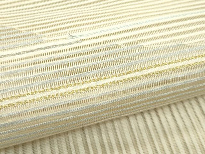 平和屋着物＊夏物　つけ帯　絽綴れ　霞文　金銀糸　正絹　逸品　CABG7460rv