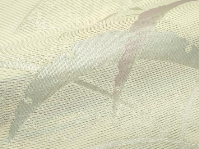 平和屋着物＊夏物 六通柄袋帯 雪芝文 銀糸 正絹 逸品 CABG7471rv