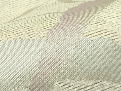 平和屋着物＊夏物 六通柄袋帯 雪芝文 銀糸 正絹 逸品 CABG7471rv