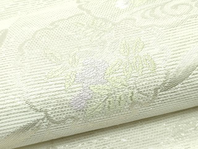 平和屋着物＊夏物 西陣 京都イシハラ謹製 六通柄袋帯 みなも 唐織 金銀糸 証紙付き 正絹 逸品 未使用 CABG7472rv