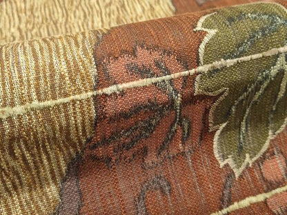 平和屋着物＊夏物 全通柄袋帯 蔦の葉文様 やまと誂製 正絹 逸品 未使用 CABG7489rv
