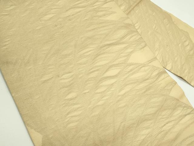 平和屋着物＊夏物　九寸名古屋帯　草木文　正絹　逸品　CABG7494rv