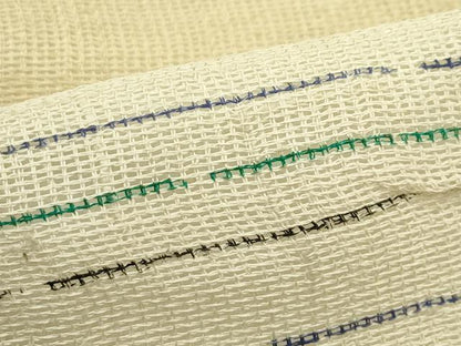 平和屋着物＊夏物　九寸名古屋帯　紬地　霞文　正絹　逸品　CABG7498rv