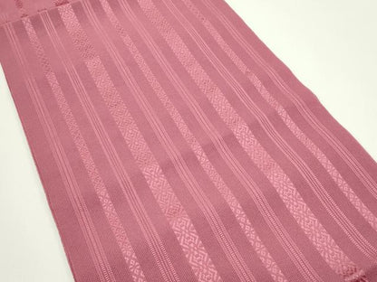 平和屋着物＊夏物　本場筑前博多織　八寸名古屋帯　紗献上　浅蘇芳色　正絹　逸品　CABG7502rv