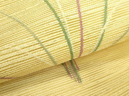 平和屋着物＊夏物　八寸名古屋帯　霞草木文　CABG7505rv