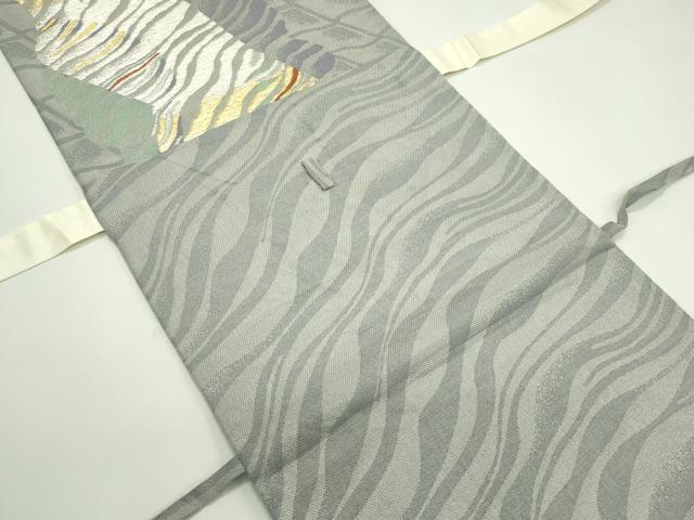 平和屋着物＊夏物 六通柄袋帯 流水文 金銀糸 正絹 逸品 CABG7511rv