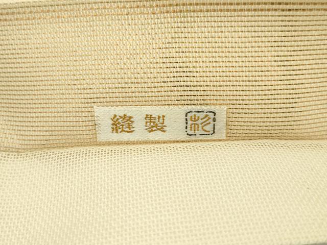 平和屋着物＊夏物 銀座きしや 太鼓柄袋帯 本手織 唐織 秋草文 金糸 正絹 逸品 CABG7514rv