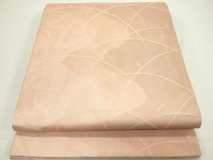 平和屋着物＊夏物　九寸開き名古屋帯　露芝文　金銀糸　正絹　逸品　未使用　CABG7516rv