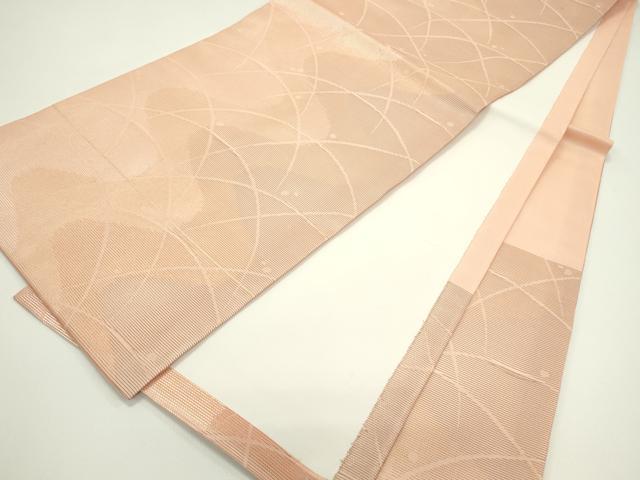 平和屋着物＊夏物　九寸開き名古屋帯　露芝文　金銀糸　正絹　逸品　未使用　CABG7516rv