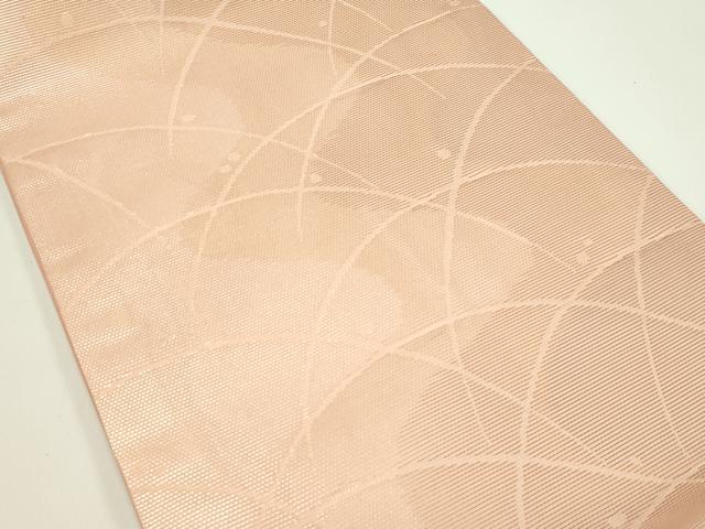 平和屋着物＊夏物　九寸開き名古屋帯　露芝文　金銀糸　正絹　逸品　未使用　CABG7516rv