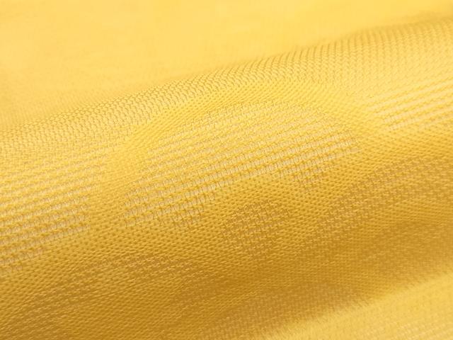 平和屋着物＊夏物　九寸名古屋帯　青海波　柑子色　正絹　逸品　CABG7520rv