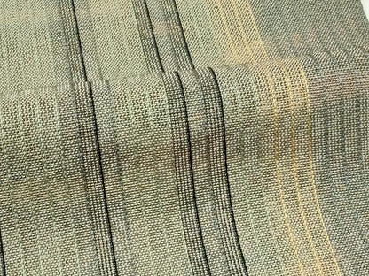 平和屋着物＊夏物　八寸名古屋帯　間道　金糸　正絹　逸品　CABG7523rv